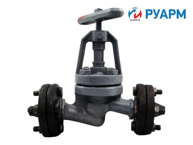 Клапан запорный 15с52нж10 фланцевый ИКАР